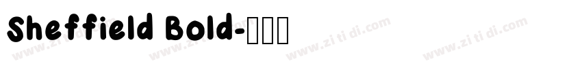 Sheffield Bold字体转换